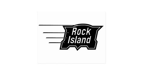 Rock Island Railroad Speed Logo Post Card | Zazzle