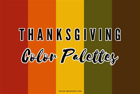30 Thanksgiving Color Palettes for Rustic Designs - Color Meanings