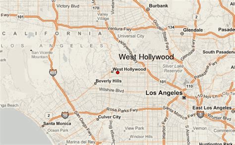 West Hollywood Parking Map