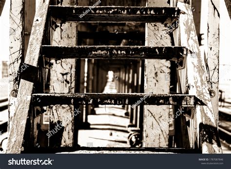 Industrial Metal Stairs Metal Stairs Steps Stock Photo 1787087846 | Shutterstock