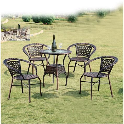 Smart Garden Outdoor Rattan Restaurant Tables Chairs Designer Furniture ...