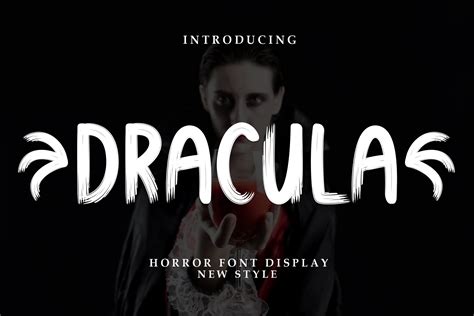 Dracula Font by william jhordy · Creative Fabrica