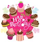 Happy Birthday Clipart with Cakes Image | Gallery Yopriceville - High-Quality Free Images and ...