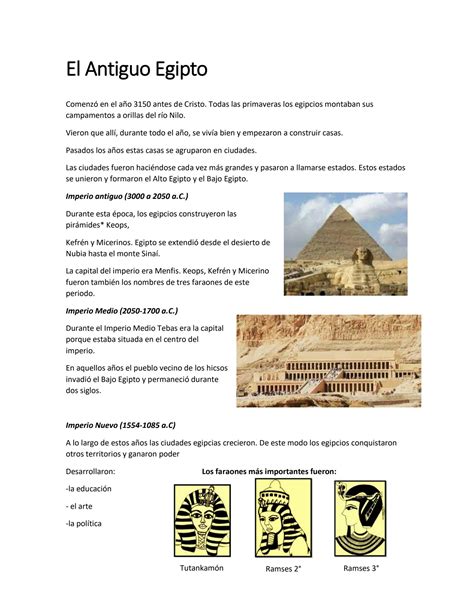 SOLUTION: UAM RESUMEN DEL ANTIGUO EGIPTO - Studypool