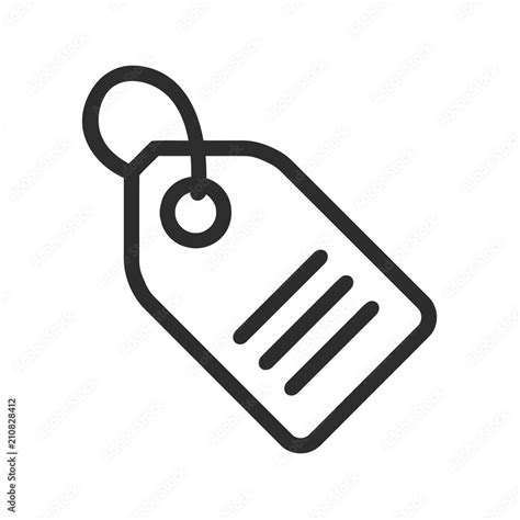 Price tag icon. Label symbol. Shopping sign. Stock Vector | Adobe Stock