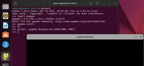 Pygame installation on Ubuntu 22.04 or 20.04 Linux - Linux Shout