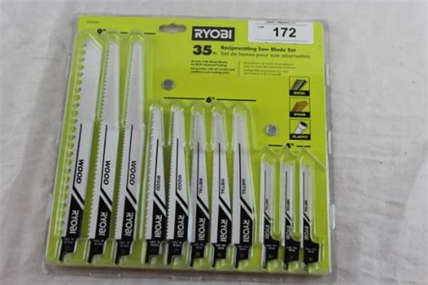 Ryobi 35 Pc. Reciprocating Saw Blade Set. New! | Online Auctions | Proxibid