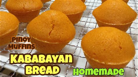 KABABAYAN BREAD (Pinoy Muffins) how to make easy recipe kababayan homemade - YouTube