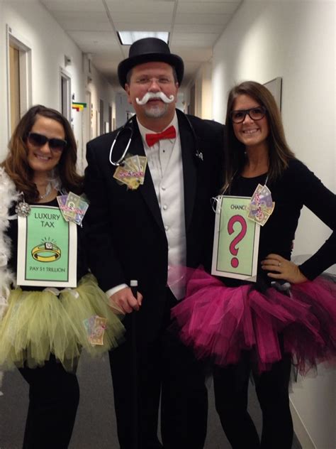 Monopoly halloween costumes! Uncle Pennybags, luxury tax, and chance! #hall… | Best group ...