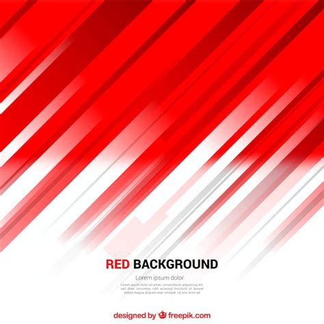 Premium Vector | Abstract red background of lines