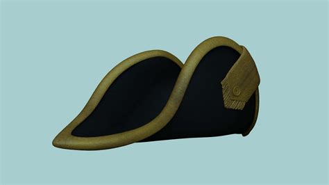 Pirate Hat 02 - Barbossa Hat - Corsair Version 3D Model by gsommer