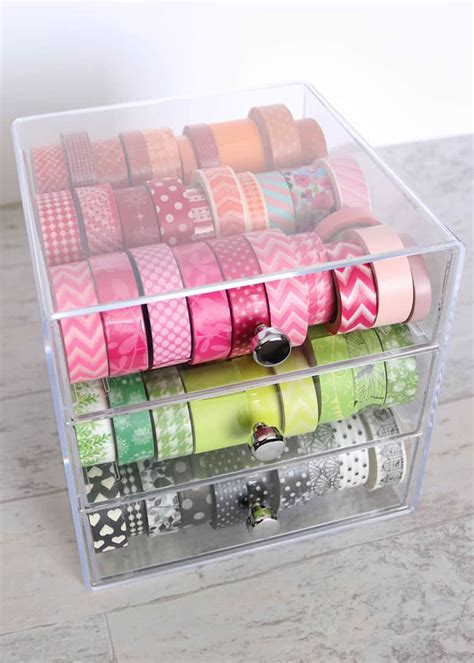 How to Organize Washi Tape - Aubree Originals