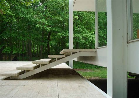 Farnsworth House - Exterior/Stairs - modlar.com