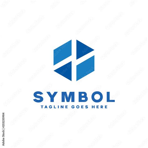 Blue Technology Logo Vector Symbol Design Inspiration Stock Vector ...