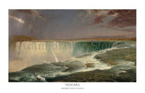 Niagara, Niagara Falls New York, by Frederic Edwin Church, Circa 1857 ...