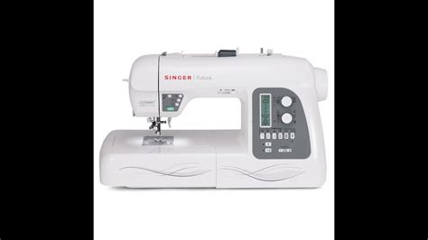 Singer XL-580 Futura Embroidery and Sewing Machine with 250 Embroidery Designs - YouTube