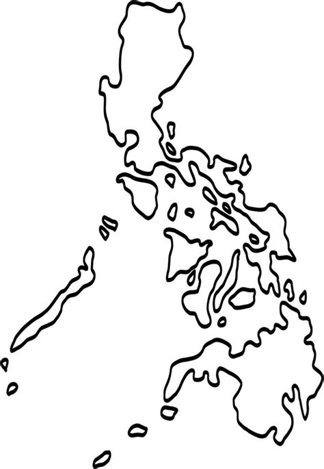 Download doodle freehand drawing of philippines map. for free | Philippine map, Flag drawing ...