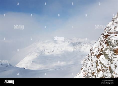 top of alps in sky Stock Photo - Alamy