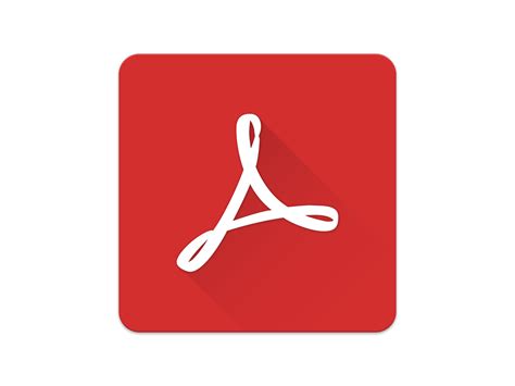 Adobe Reader Material icon – MaterialUp