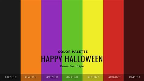Halloween Color Palette | Get Inspired for Spooky Season | Halloween ...
