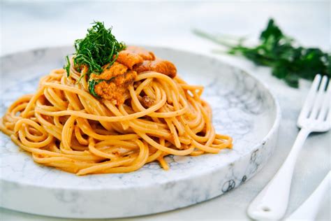 Japanese Uni Pasta Recipe (ウニパスタ) Sea Urchin Spaghetti