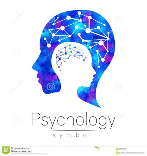 Modern Head Sign Logo of Psychology. Profile Human. Logotype. Creative ...