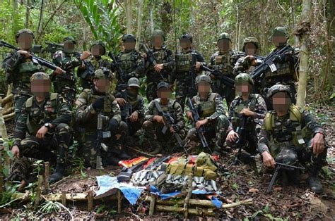 Philippine Army Special Forces Regiment operators with booty that they ...