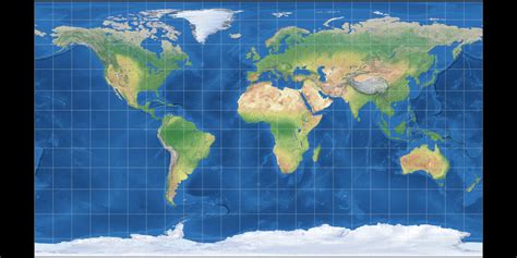 Patterson Cylindrical: Compare Map Projections