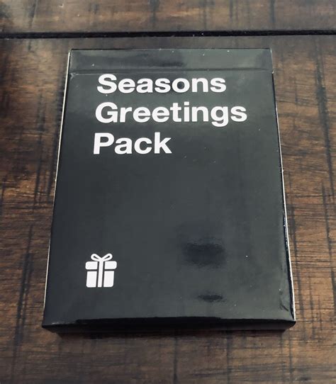 Cards Against Humanity - Seasons Greetings Pack - Standard Expansion ...