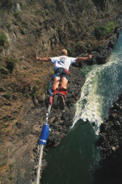 Bungee Jumping off the Victoria Falls Bridge