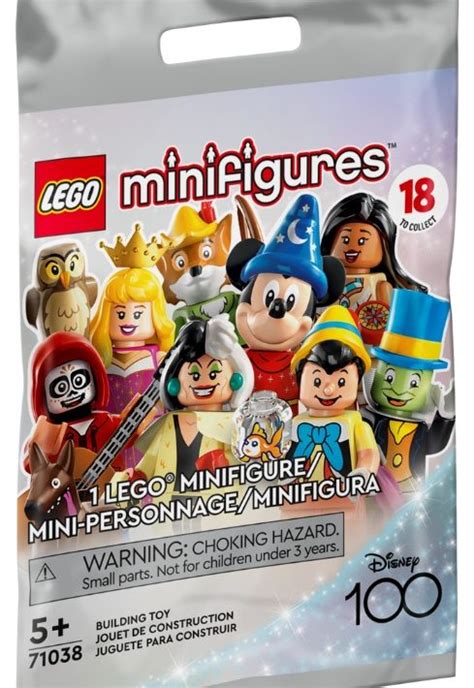 71038 LEGO Minifigures Disney 100 Collectable Series 2023 Release Dates ...