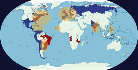 Map of the Seven Years' War (1756-1763), considered sometimes as the ...