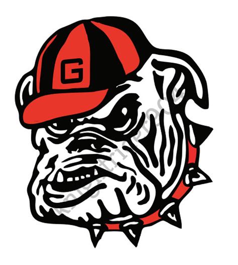 GA bulldogs Classic logo cutting file SVG/PNG | Etsy