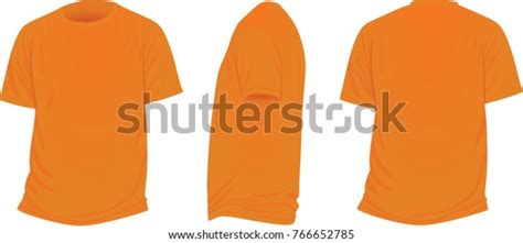 Orange T Shirt Vector Illustration Stock Vector (Royalty Free) 766652785