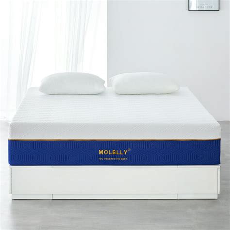 Queen Mattress,Molblly 12 Inch Cooling-Gel Memory Foam Mattress in a Box,Medium Plush - Walmart.com