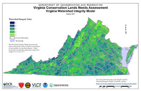 Virginia ConservationVision Watershed Integrity Model