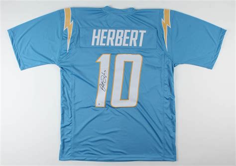 Justin Herbert Signed Jersey (Beckett COA) | Pristine Auction