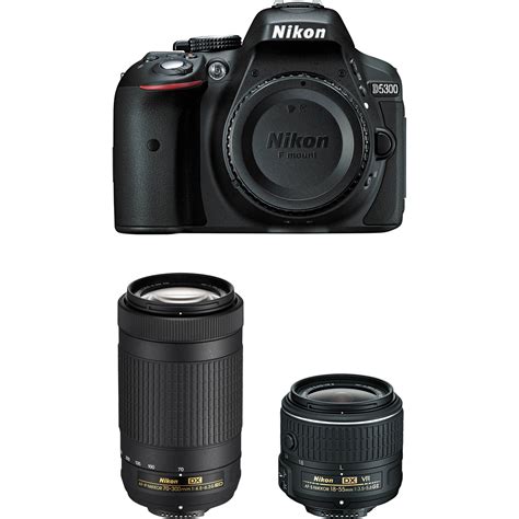 Nikon D5300 DSLR Camera with 18-55mm and 70-300mm Lenses 1579B