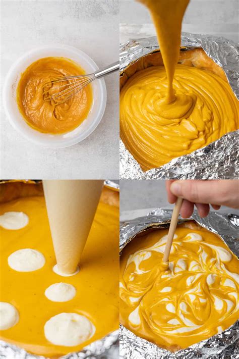 Pumpkin Cream Cheese Pie - Spatula Desserts