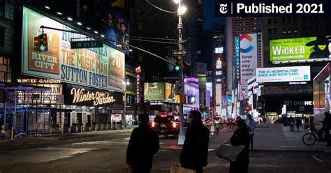 Broadway Is Reopening. But Not Until September. - The New York Times