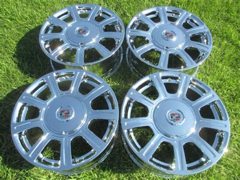 Find 17" 4- NEW CADILLAC DTS OEM CHROME WHEELS/RIMS-EXCHANGE in Los Angeles, California, US, for ...