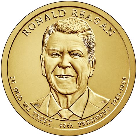 1 Dollar (Ronald Reagan) - États-Unis – Numista