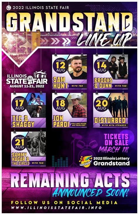 IL State Fair Announces First 6 Grandstand Acts for 2022 Schedule – WLDS