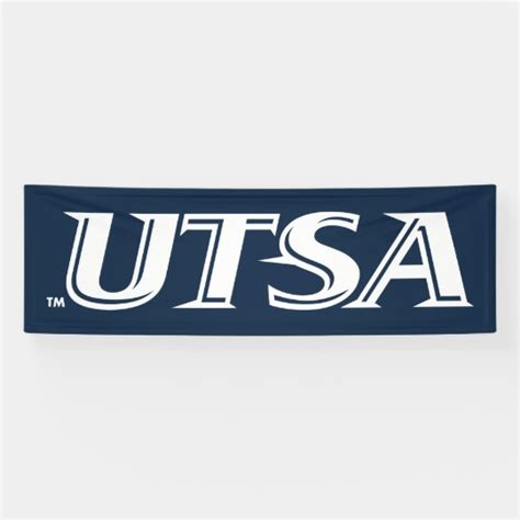 UTSA White Logo Banner | Zazzle.com