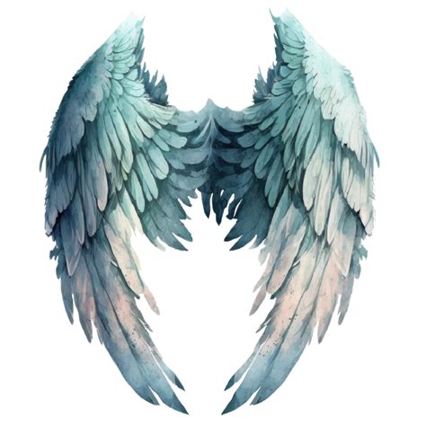 Colorful Angel Wings Clipart watercolor t-shirt design, transparent ...