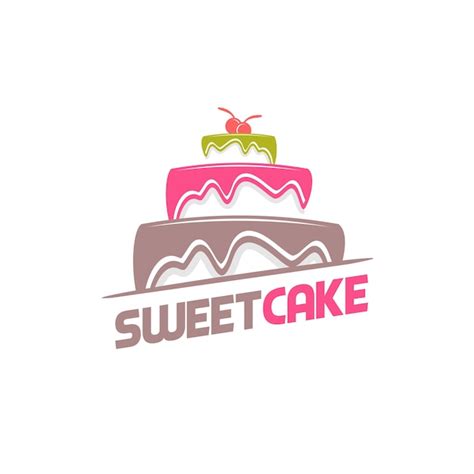 Premium Vector | Cake logo vector