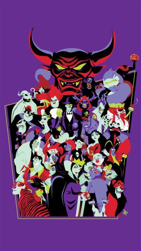 Disney Villains Wallpaper - iXpap