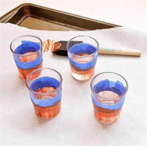 Give Your Shot Glasses a Grown-Up Upgrade | Shot glasses diy, Christmas ...