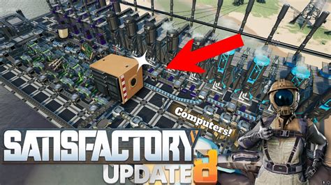 EFFICIENT Computer Factory Guide for MID-GAME | Satisfactory Update 8 - YouTube