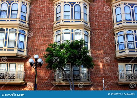 Facade of a Historic Building Stock Photo - Image of windows, brick: 15510572